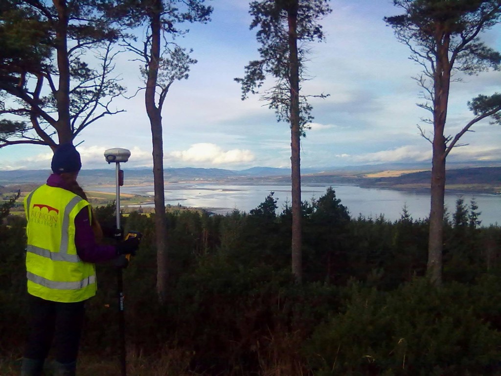 A topographical survey of Craig Phadraig vitrified hillfort overlooking the Beauly Firth, Inverness-shire