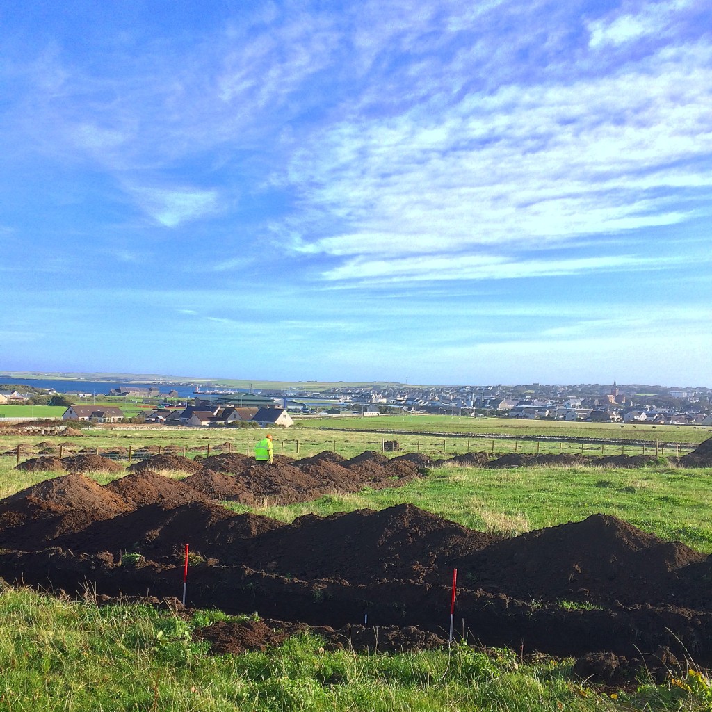 Evaluation trenching in Orkney (Rubicon Heritage)