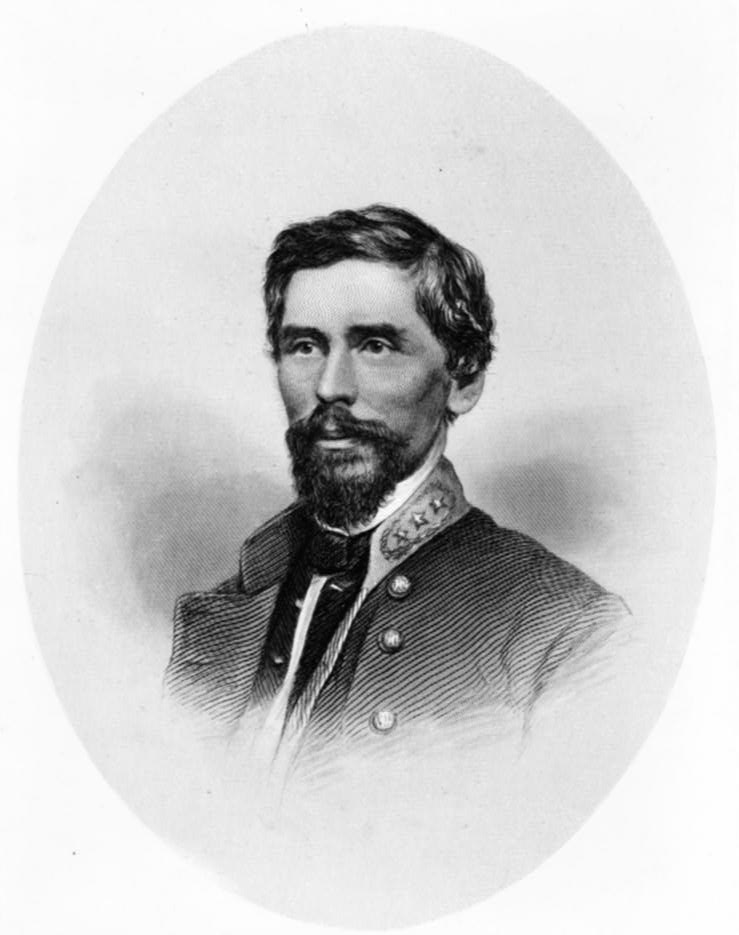 Major General Patrick Cleburne, from Co. Cork, who was Killed in Action at the Battle of Franklin (Library of Congress)