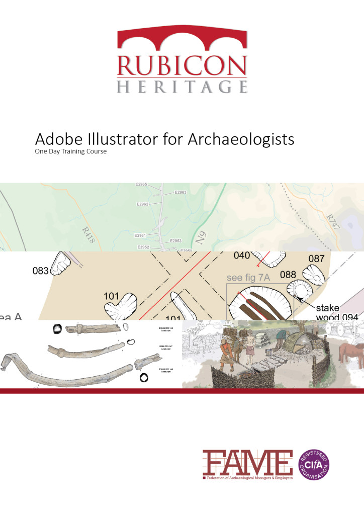 Adobe Illustrator for Archaeologists Manual Cover (Copyright Rubicon Heritage)