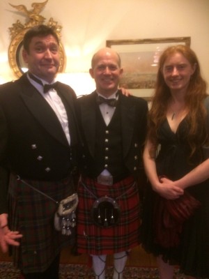 Colm and Louise with British Ambassador to Ireland Dominick Chilcott