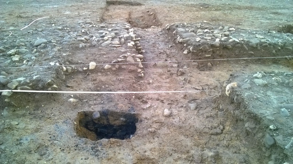 One of the cremations under excavation (Rubicon Heritage)