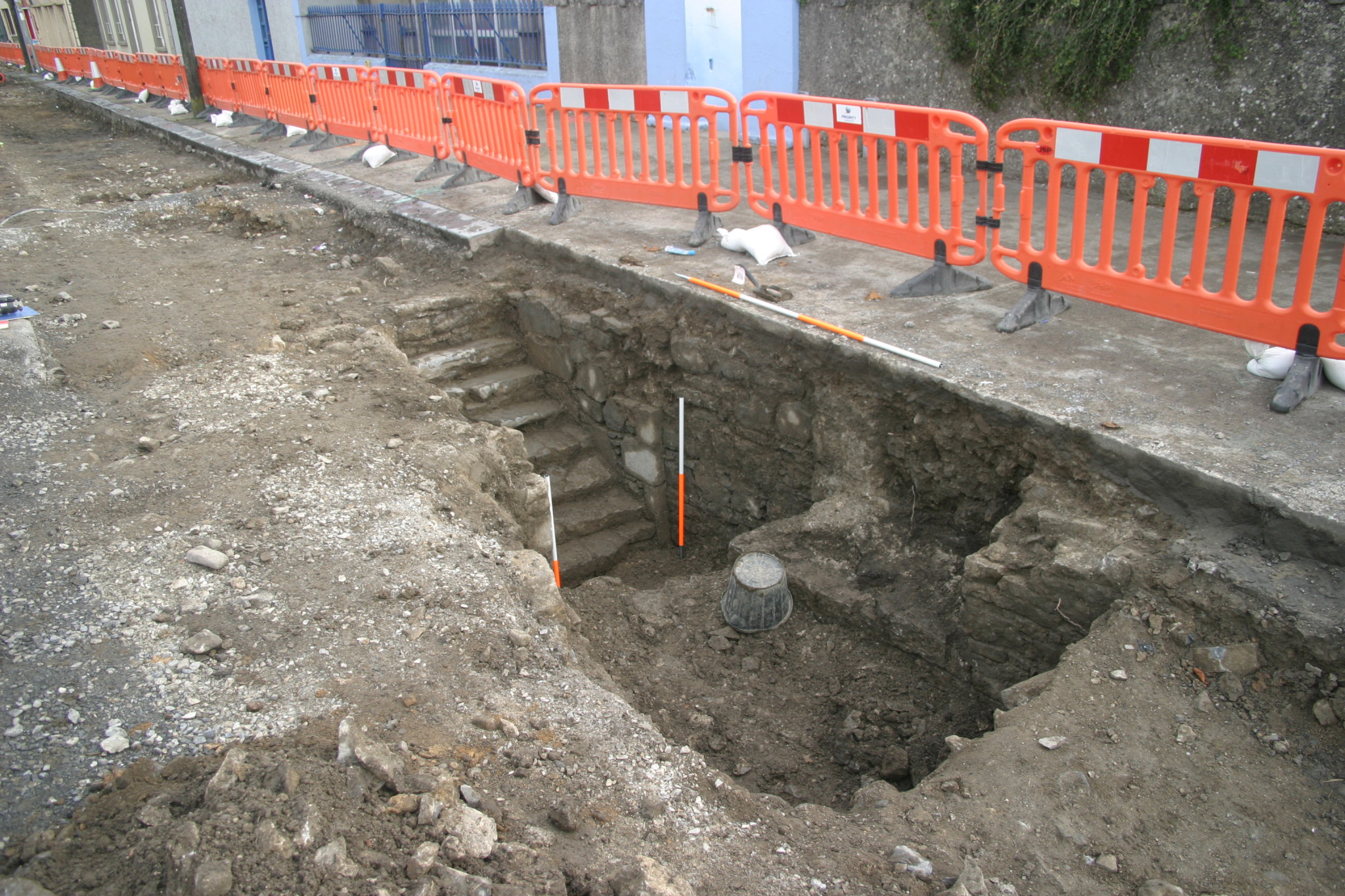 Another view of the cellar uncovered during the excavations at Buttevant (Copyright Rubicon Heritage)